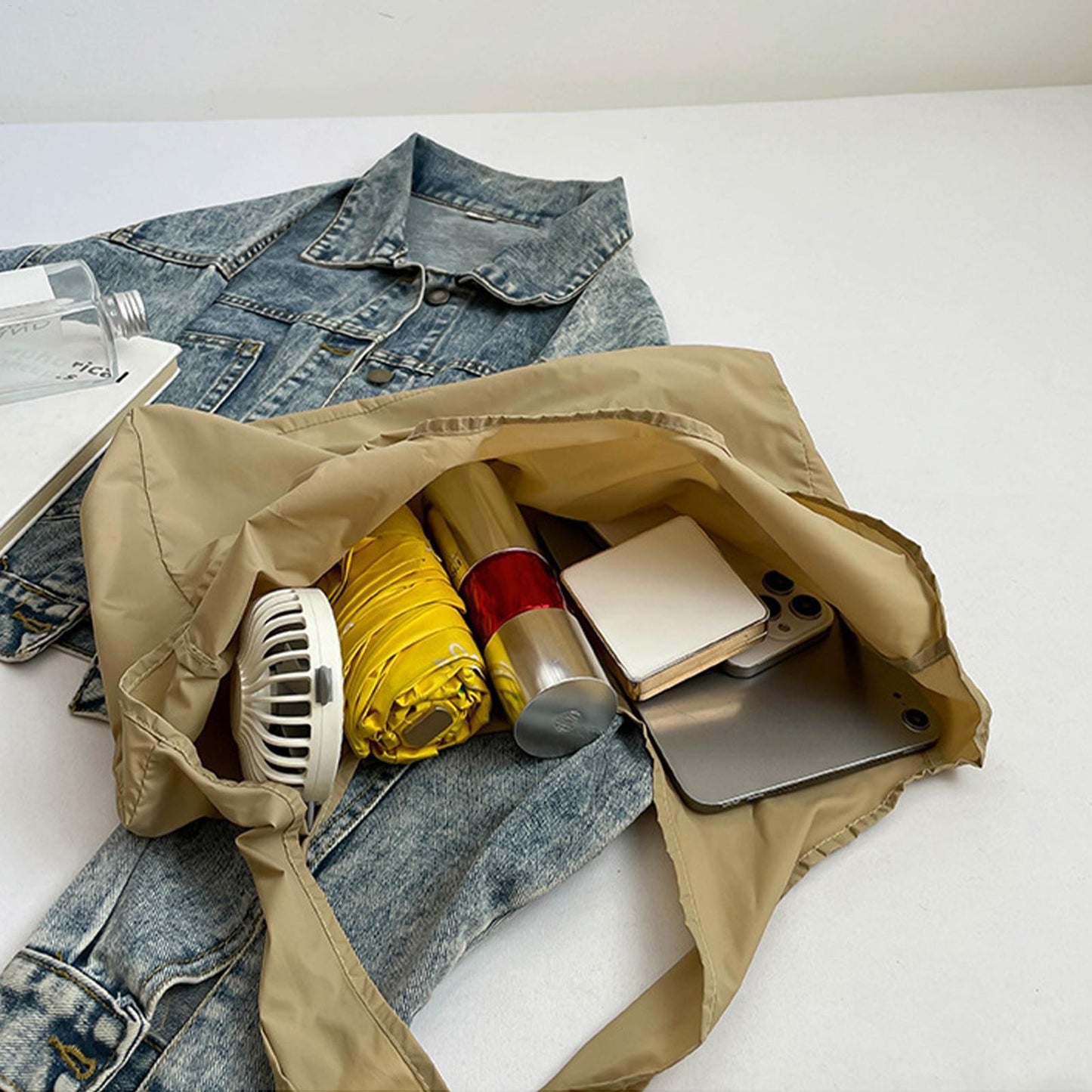 Tote Bag Handbag Organizer with Keychain Wallet Purse Large Tote Bag for Travel Beach Shopping Birthday Gym Christmas