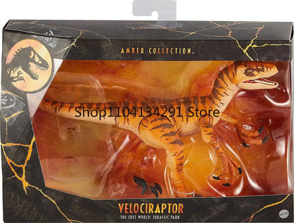 Coleção Original Jurassic World Amber Collection Edição Limitada JURASSIC PARK Boneco de Ação Dinossauro Brinquedo Presente de Aniversário