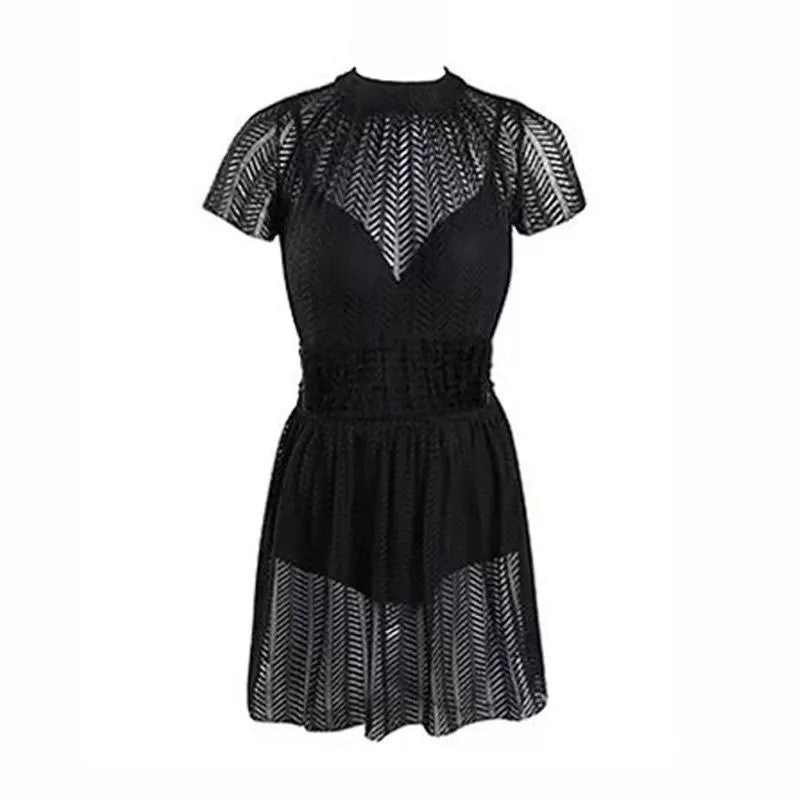 Women's One-Piece Swimsuit Thermal Spring Bathing Lace Cover-Up Slimming Ins White New Hot Sale Of The Season Fashionable Swimwe