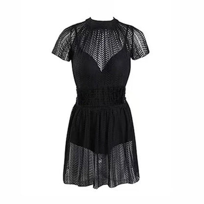 Women's One-Piece Swimsuit Thermal Spring Bathing Lace Cover-Up Slimming Ins White New Hot Sale Of The Season Fashionable Swimwe