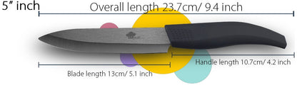 Ceramic Knives Set for Kitchen 3 4 5 6inch Chef Knife Anti-slip Handle Rustproof Blade Fruit Vegetable Slicer Paring Cook Cutter