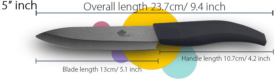 Ceramic Knives Set for Kitchen 3 4 5 6inch Chef Knife Anti-slip Handle Rustproof Blade Fruit Vegetable Slicer Paring Cook Cutter