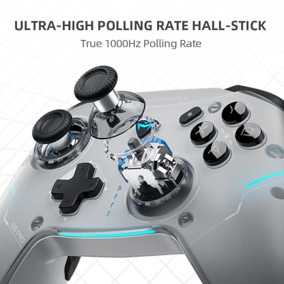 MACHENIKE G5Pro Max SE Gaming Controller With Charging Dock Optional Hall Effect Joysticks Triggers RGB Light Wireless Gamepad