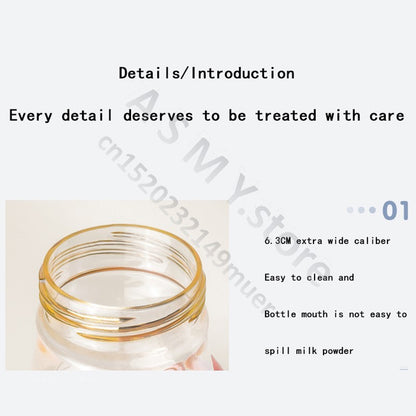 Oberni 240ml/300ml newborn PPSU baby bottle, large wide-bore easy to clean, wear a handle, baby more convenient to drink milk