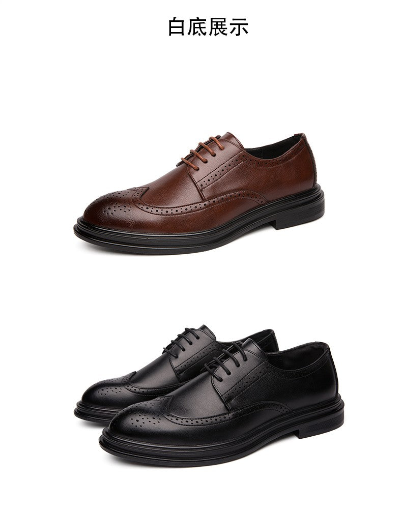 High Quality Men's Dress Shoes Classic Formal Oxford Leather Shoes Men Casual Brogues Business Shoes Man Loafers