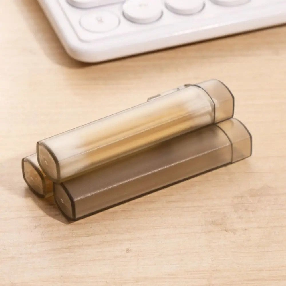 Estojo Transparente de Plástico para Palitos de Dente, Ideal para Viagens ao Ar Livre, Cozinha e Suprimentos de Restaurante, Fácil de Transportar e Usar