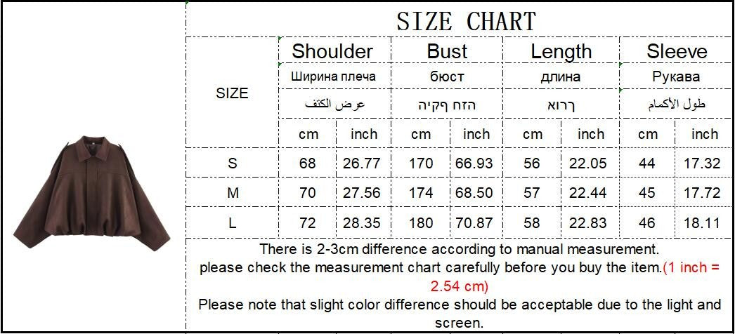 TFMLN Autumn Women Fashion Bomber Jackets Casual Soft Lantern Long Sleeve Oversized Coat  Female Short Zipper Outwear ?