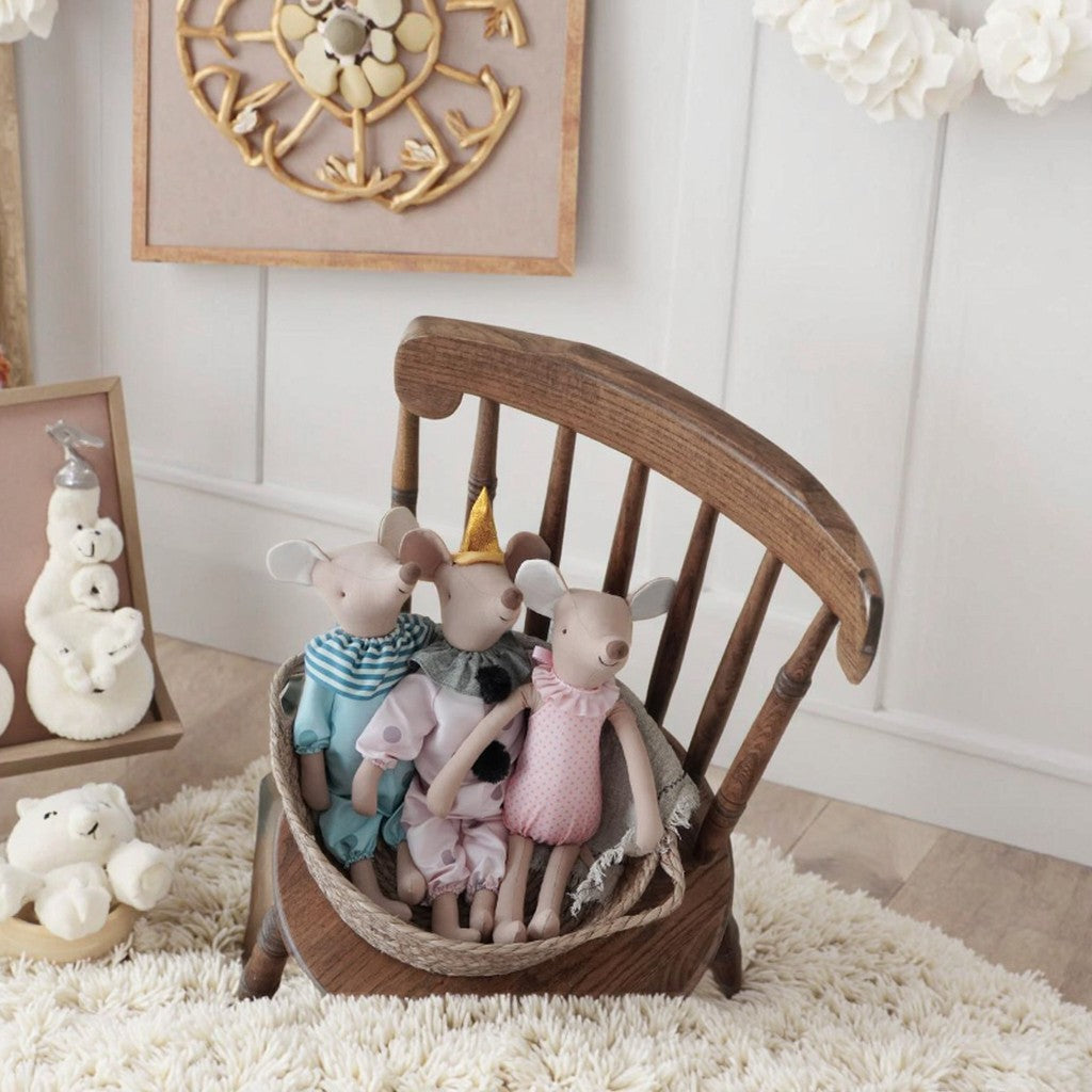 2025 Baby Plush Toy Comforts Sleeping Cute Rabbit, Bear, Mouse Baby Girl Doll, Cloth Doll Doll