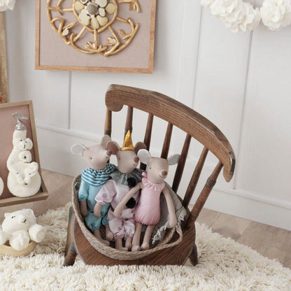 2025 Baby Plush Toy Comforts Sleeping Cute Rabbit, Bear, Mouse Baby Girl Doll, Cloth Doll Doll