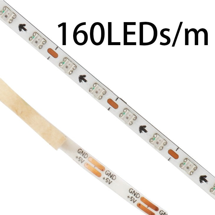 Super Thin 3mm WS2812b LED Strip Light DC 5V 12V Individually Addressable SPI RGB Pixel LED Tape Ribbon Dream Colour DIY