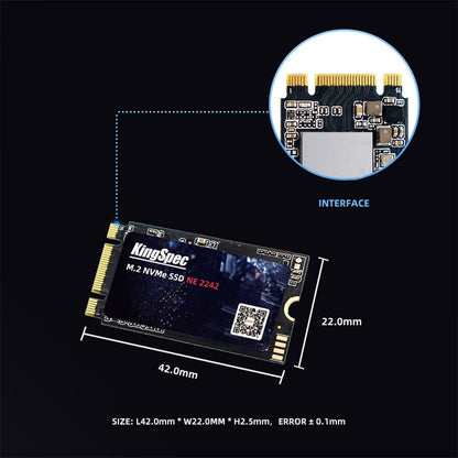 SSD M2 PCIE 2242 NVME 240GB SSD 120GB M.2 SSD PCI-e NVMe HDD KingSpec Para Computador Notebook Thinkpad Para T480 X280 T470P T580