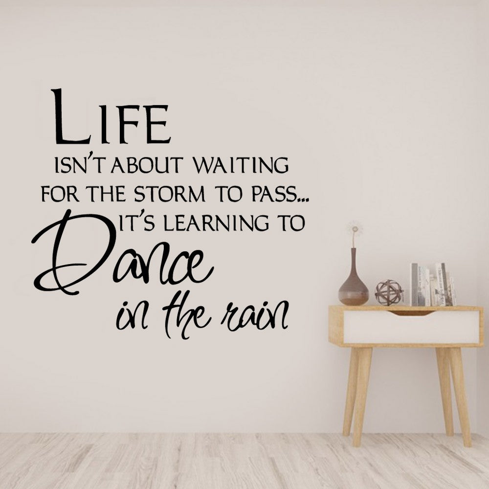 1 pc hot sale NEW English Sentence Vinyl Kitchen Wall Stickers Wallpaper For Baby's Rooms Bedroom Wall Art Sticker Murals