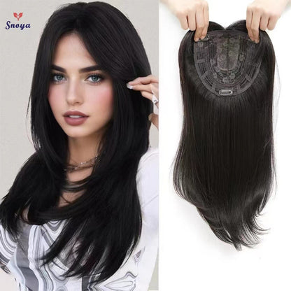 Aplique Sintético Com Franja para o Dia a Dia Prendedor de Cabelo Extensão de Cabelo Acessórios de Cabelo