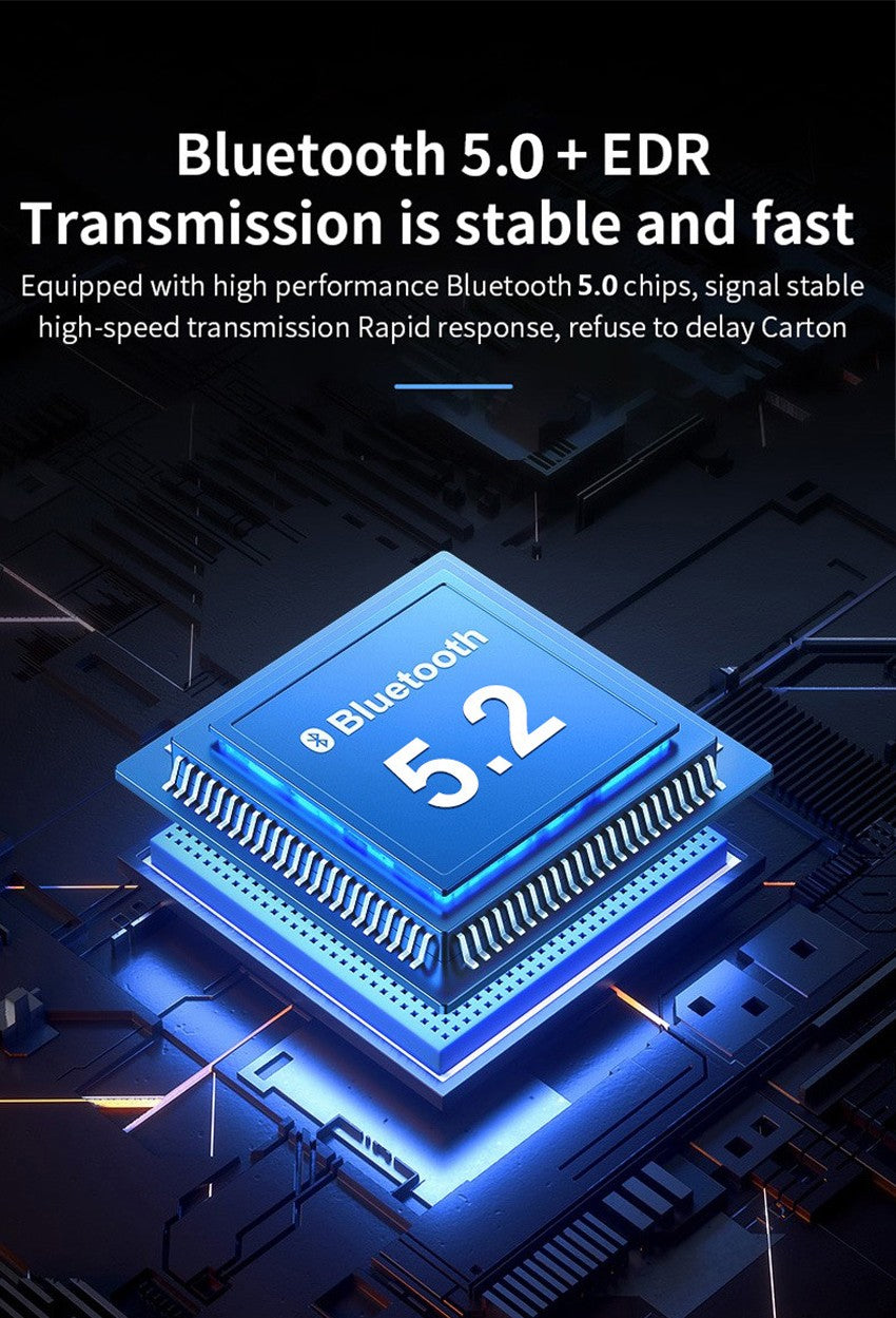 Adaptador Transmissor de Áudio Sem Fio Divisor Bluetooth Para 2 Fones de Ouvido Funcionando Juntos, 2 Fones de Ouvido Sem Fio Tocando Juntos