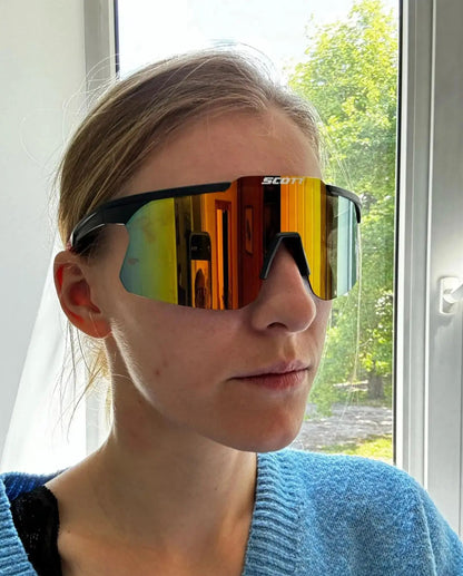 Men's and women's outdoor sports cycling glasses, UV400 protection, cycling, driving, travel sunglasses in 7 colors