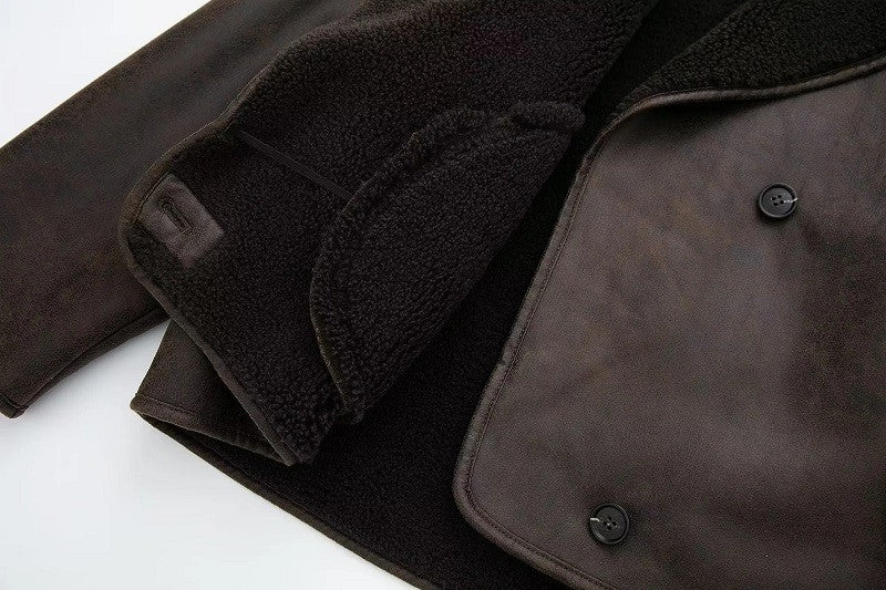 MUJER 2025 Woman Thick Faux Leather Jackets for Women Autumn Winter Warm Coats Female Demi-season Plush Jacket Women Outerwears