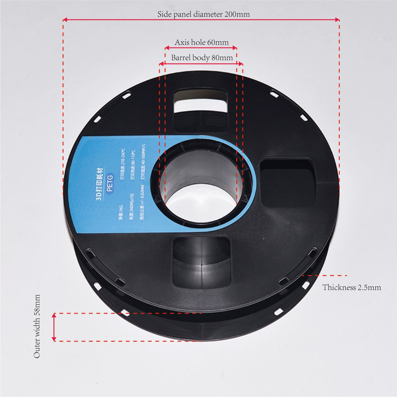 Extrusora de Filamento para Impressora 3D Extrusora HT400 com Ferramentas de Extrusão e Enrolamento de Fio PLA PETG PA ABS Extrusora de Consumíveis para Impressão 3D