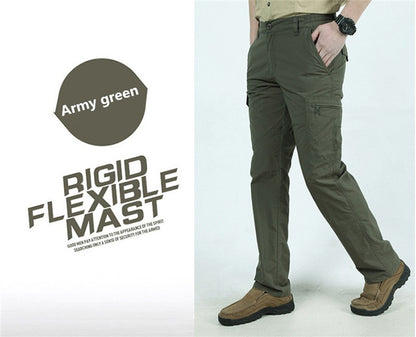 Military Tactical Pants Cargo Men Waterproof Trousers Casual Pants Wear-resistant Multi-pocket Outdoor Hiking Work Trousers Male
