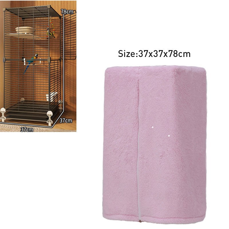 Capa Para Gaiola De Pássaros De Inverno Quente Respirável À Prova De Respingo Grande Capa Para Gaiola De Pássaros Sombra Protetora Para Gaiola De Papagaio Produtos Para Pássaros