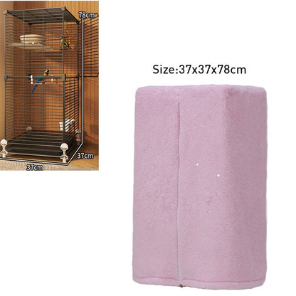 Capa Para Gaiola De Pássaros De Inverno Quente Respirável À Prova De Respingo Grande Capa Para Gaiola De Pássaros Sombra Protetora Para Gaiola De Papagaio Produtos Para Pássaros