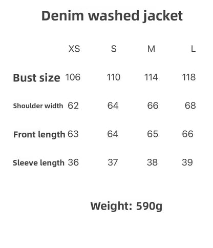 Retro Washed Loose Long Sleeve Women's Denim Shirt Vintage Workwear Style Button up Casual Outerwear from Mainland China