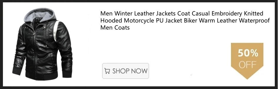 Vintage Motorcycle Jacket Men Fashion New Biker Leather Jacket Male Embroidery Bomber Coat Winter Fleece Pu Overcoat
