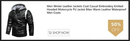 Vintage Motorcycle Jacket Men Fashion New Biker Leather Jacket Male Embroidery Bomber Coat Winter Fleece Pu Overcoat