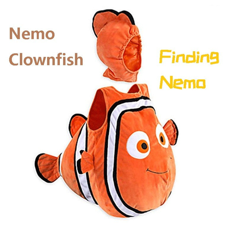 Finding Nemo Clownfish cospaly costume Pixar Animated Film Nemo  clothing Halloween Christmas party