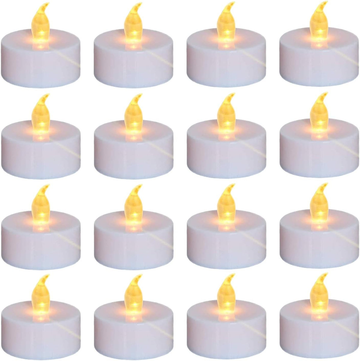 Flameless LED Electronic Candle Dropping Wax Tea Light Realistic Flames Led Lamp Christmas Halloween Wedding Home Decor