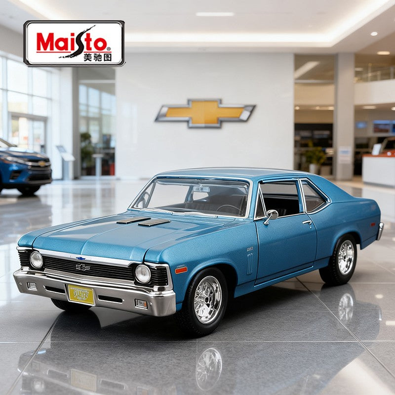 Maisto 1:24 Chevrolet Nova SS 1970 Carro de Liga Leve Diecasts e Veículos de Brinquedo Modelo de Carro em Miniatura Para Crianças