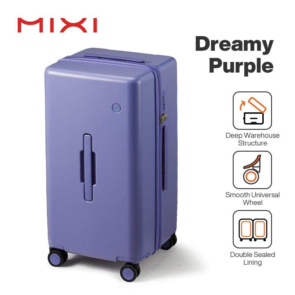 Mixi Large-Capacity Suitcase 24 26nch Checked in Rolling Wheels PC Luggage TSA Lock Trolley Case Travel Suitcases Trunk M9301