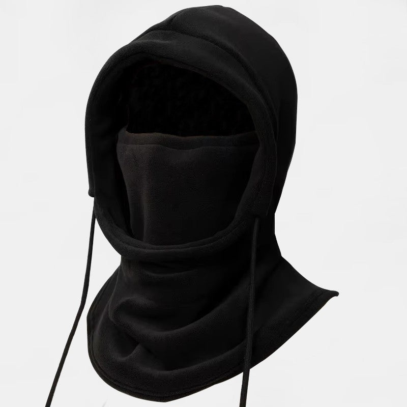 Balaclava Mask Men women warm ski mask Outdoor bicycle windproof and warm hat Knitted hood Windproof Mask with Drawstring