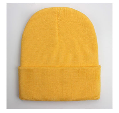 Touca Sólida Unissex Outono Inverno, Mistura de Lã, Macia e Quente, Boné de Tricô Masculino Feminino, Gorro, Toucas de Esqui, 24 Cores