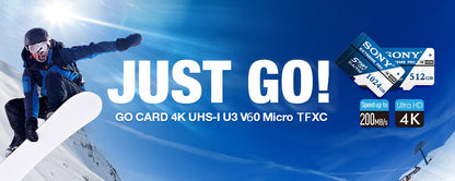 Cartão de Memória Sony SD de Alta Velocidade Micro SD Card 1024GB 512GB 256GB 128GB 64GB A2 V60 U3 Cartão de Memória TF para Celular Câmera PC