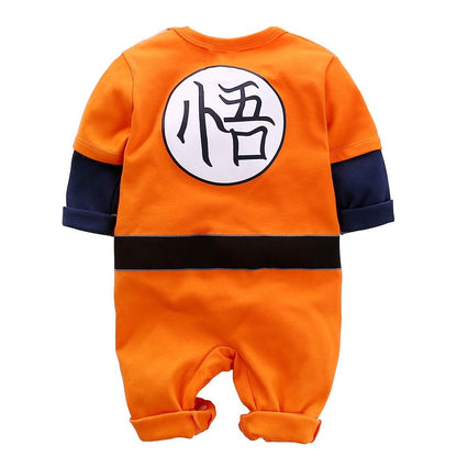 IURNXB Macacões de Bebê Recém-Nascido Manga Longa Meninos Anime Cosplay Traje Macacão Roupas Infantis Fofas Desenho Animado 0-24M