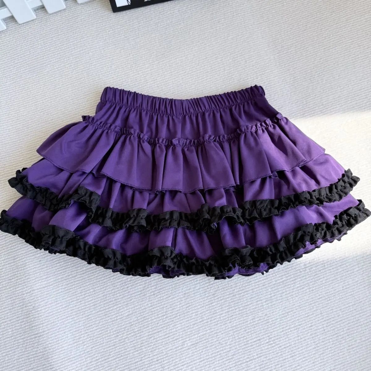 Japanese Kawaii Yellow Cake Skirts Women Casual Y2k Clothing Harajuku Cute Skirts Female Outwear Chic Party Bow Cosplays Girls