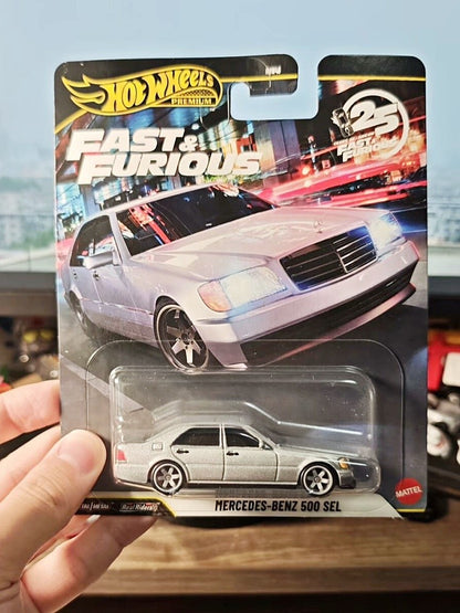 New Hot Wheels Hnw46 Car Cultures Fast & Furious Mitsubishi Eclipse Mercedes-Benz 500 Ford Mustang Lyken Toyota Fj Cruiser Car