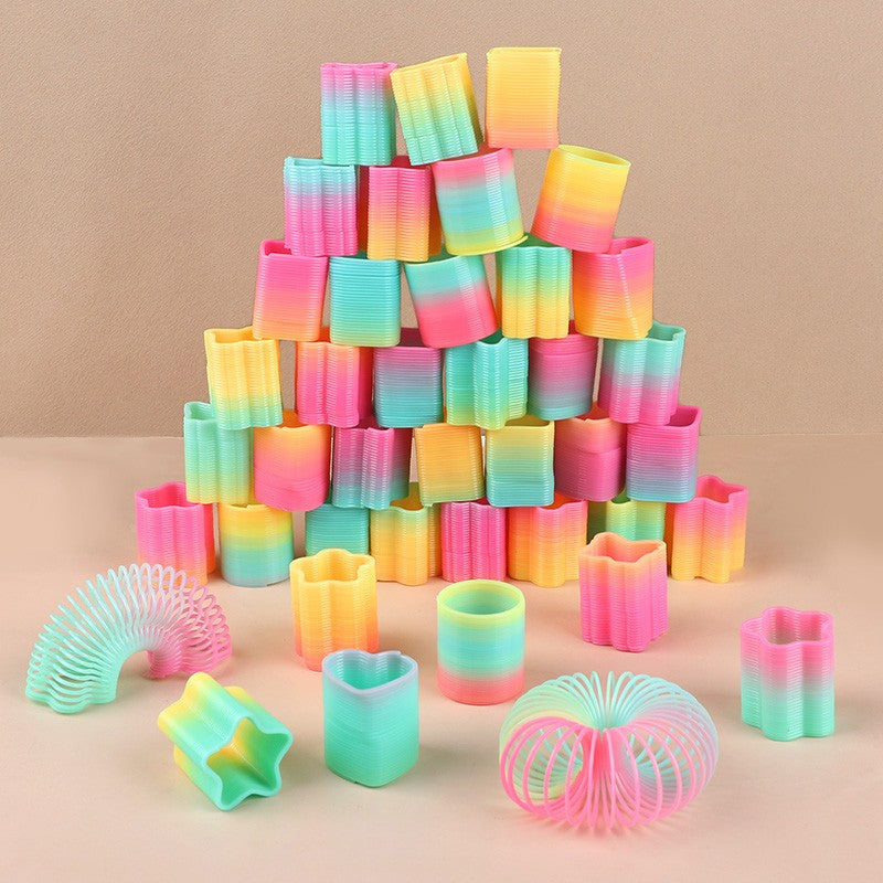 12/24Pcs Rainbow Magic Spring Toys for Kids Birthday Party Favors Pinata Fillers School Prize Wedding Christmas Boy Girl Gifts