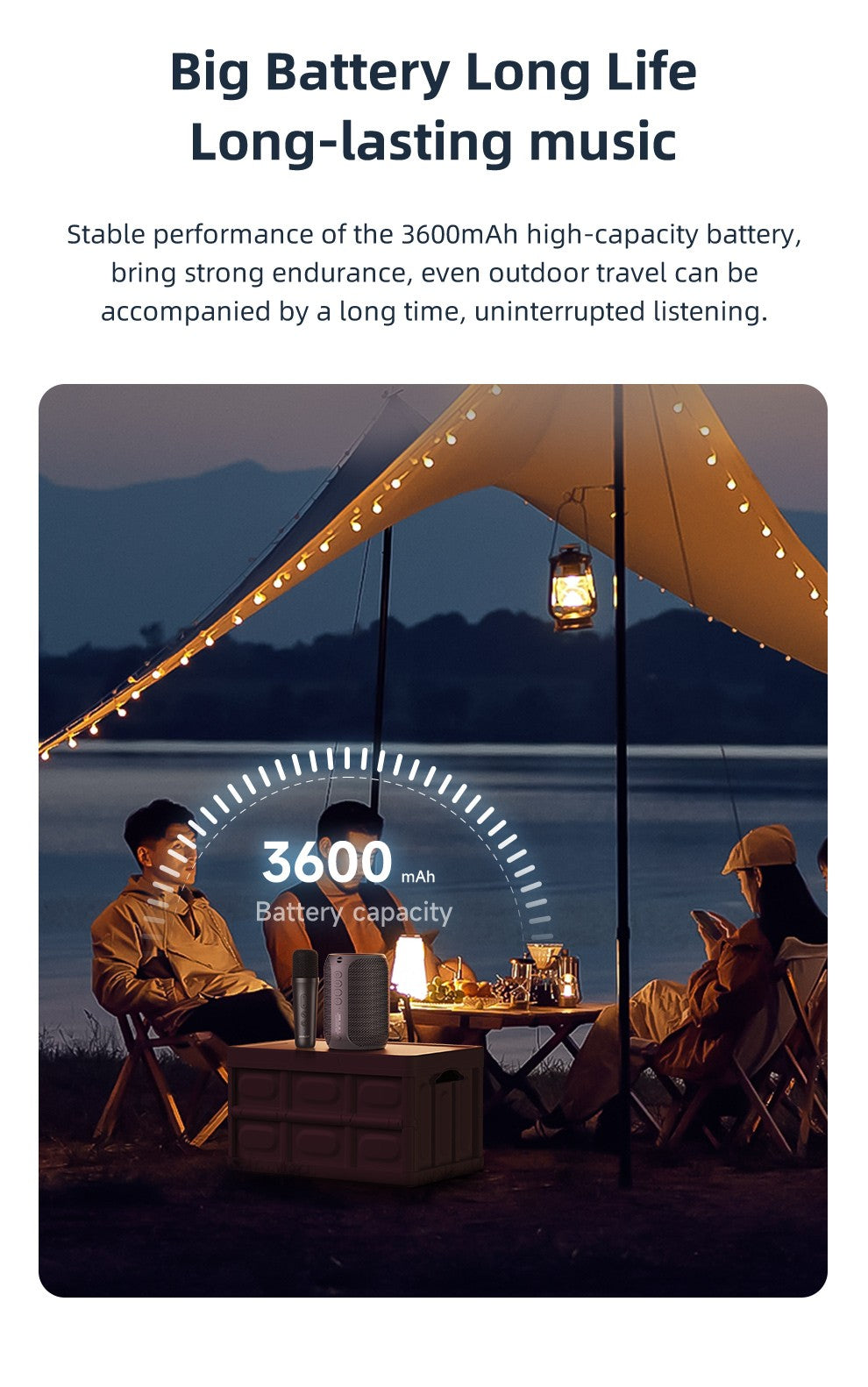 ZEALOT-S62M Karaoke Machine Portable Bluetooth 5.3 Speaker System with 1-2 Wireless Microphones Home Family festival Gifts