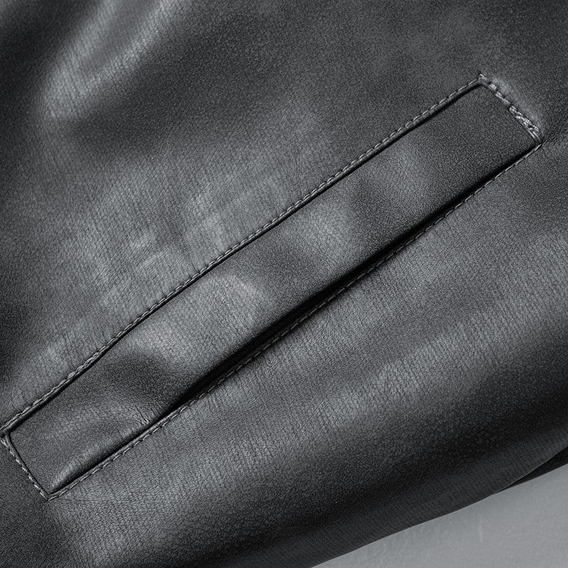 Leather Jacket Men Suede Coats Black Oversized 6XL 7XL 8XL Plus Size Street Motorcycle Autumn Hip Hop Brand Waterproof Autumn