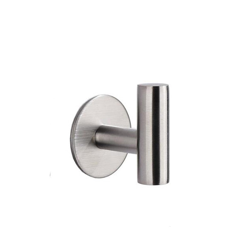 Aluminum Alloy Robe Hook Towel Hooks Self Adhesive Wall Coat Racks Rustproof Hook Hangers Wall Hook Kitchen Bathroom Accessories