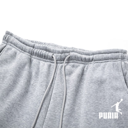 Roupa de exercício masculina. Calças esportivas casuais 2026 para esportes ao ar livre, com design de cós elástico, corte reto solto e confortável.