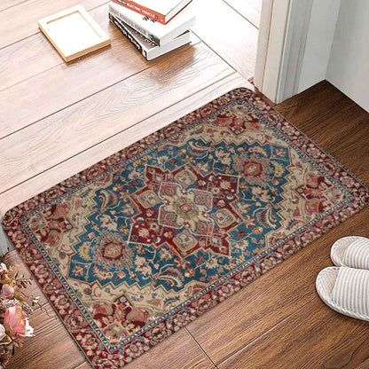 Moroccan Ethnic Decorative Bathroom Mats Small Rugs Soft Kitchen Mats Home Living Room Carpets Entrance Door Mats