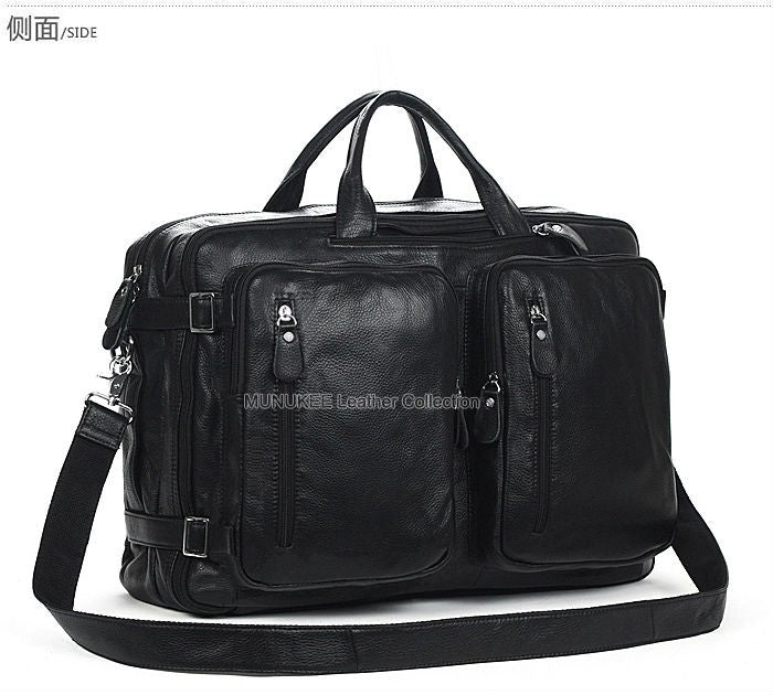 Bolsa de Viagem Masculina de Couro Genuíno Legítimo de Grão Integral Multifuncional, Bolsa de Viagem de Couro, Bolsa de Viagem Grande, Bolsa de Fim de Semana