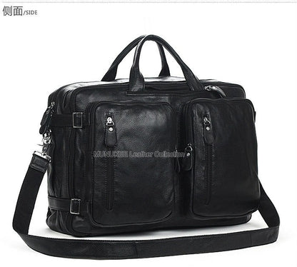 Bolsa de Viagem Masculina de Couro Genuíno Legítimo de Grão Integral Multifuncional, Bolsa de Viagem de Couro, Bolsa de Viagem Grande, Bolsa de Fim de Semana