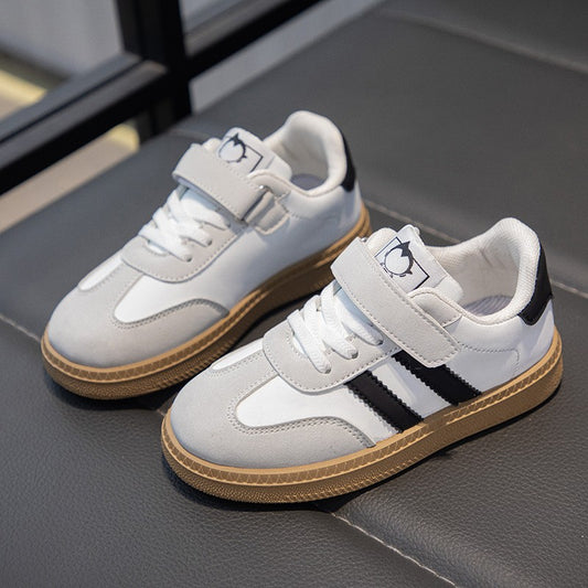 Lightweight Kids Skate Shoes 2025 New Spring Boys Non-slip Sports Footwear Breathable Training Running Fashion Sneakers