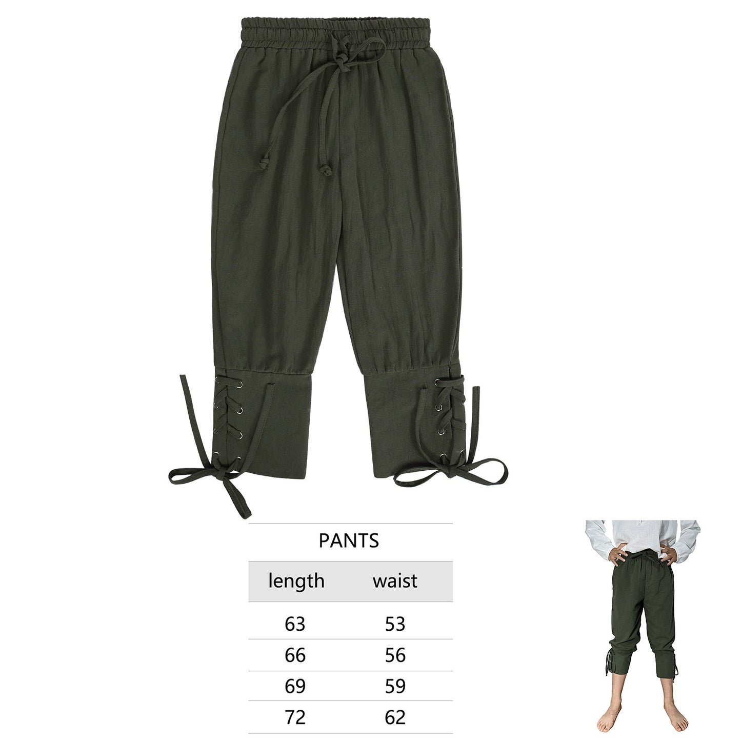 Cosplay Costumes for Children Ruffled Pirate Knights  Pants SetHalloween Medieval Renaissance Victorian Era Vampire