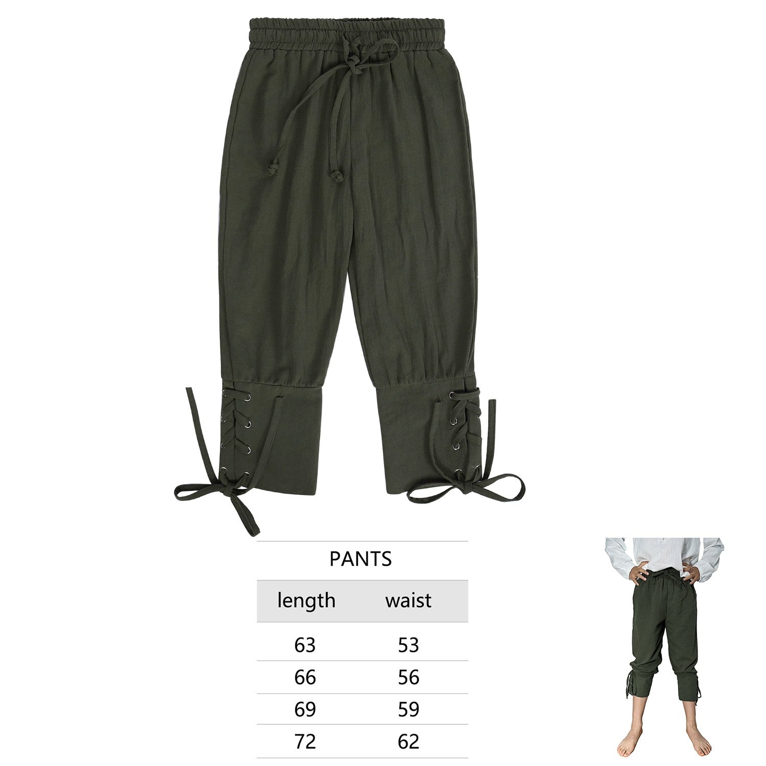 Cosplay Costumes for Children Ruffled Pirate Knights  Pants SetHalloween Medieval Renaissance Victorian Era Vampire