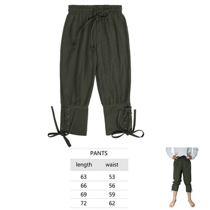 Cosplay Costumes for Children Ruffled Pirate Knights  Pants SetHalloween Medieval Renaissance Victorian Era Vampire