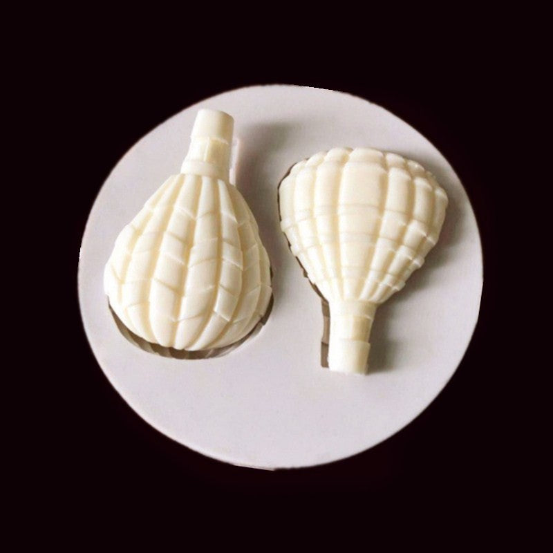 1 unidade Molde de Silicone Balão de Ar Quente Ferramenta de Decoração de Bolo Fondant Molde de Chocolate Pasta Americana Utensílio de Cozinha para Confeitaria